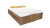 Imagen de CAMA CON PARRILLA Y CAJONES EXTENSIBLE 160 a 200 CM Art Sku 3016