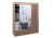 Vestidor 2 Puertas 180 x 220 cm 2 Puertas De Melamina Art Sku 502 - Mueblin Hogar