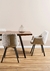 Imagen de Mesa Madera Oscura Con Base Negra