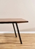 Mesa Madera Oscura Con Base Negra - comprar online