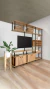 Separador Con Soporte TV 190cm Art s03 - Mueblin Hogar
