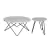 Mesa ratona Olay redonda simil piedra - Pack x 2