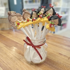 CUCHARITA Aplique porcelana - comprar online