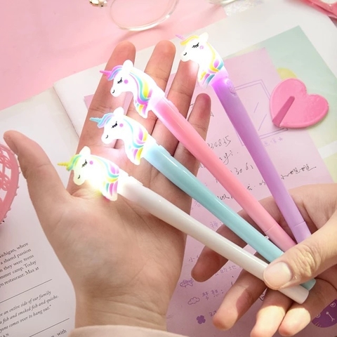 BIGGER - lapicera Unicornio LUZ x36