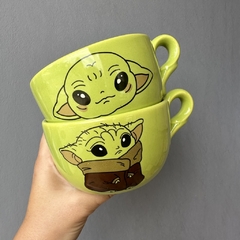 BABY YODA - línea verde