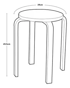 Banco Para Sentarse Puff No60 Alvar Aalto Madera Laminado - VELVET