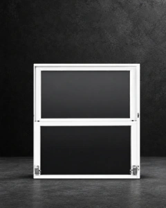 Ventana Guillotina clásica blanca