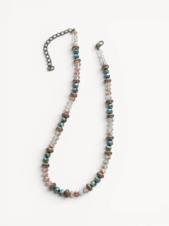 Collar corto de cuentas facetadas - comprar online
