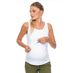 Remera Musculosa Serena Blanca