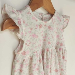 Vestido Alitas Flores Rosas en internet