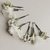 Tocado de flores clips