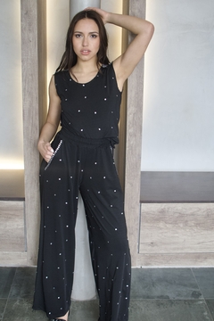 Musculosa seda fría con lluvia de brillos en internet