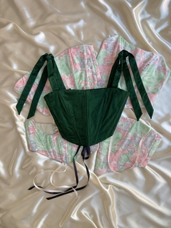 Corset CISNE ♡ Velvet verde - tienda online
