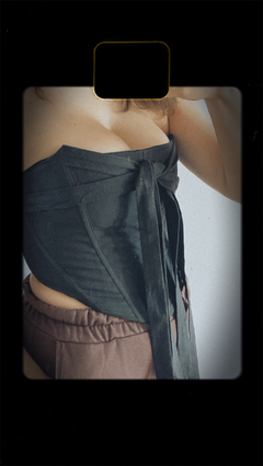Corset CISNE ♡ Negro (talle 1, 2, 3, 5)
