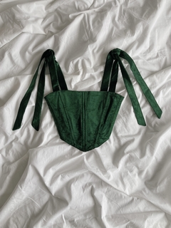 Corset CISNE ♡ Velvet verde (talle 2)