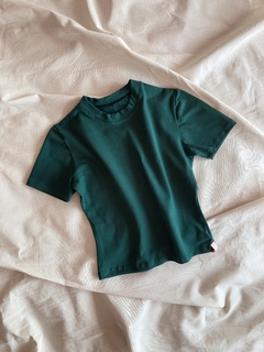 Remera NUBE ♡ Algodón Verde - comprar online