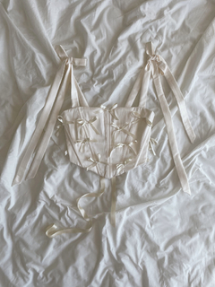 Corset Cisne ♡ Bow Crema (edición especial, talle 2) en internet