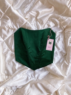Corset BUNNY ♡ Velvet verde (talle 2)