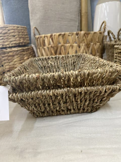 Bandejas Rectangular Seagrass en internet