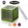 Microplane - Cubo 3 rallados + contenedor - Tecno cocina