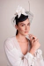 Graciella Starling,  Millinery. Off-white silk flower, perfect for weddings. Inspired by Princess Kate Milleton. Can be used for day or evening events. Perfect for country or beach brides
