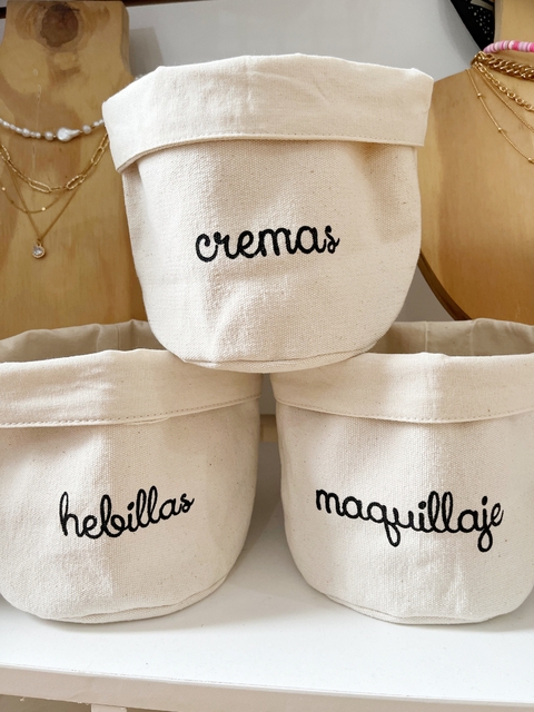 Organizador rotulado