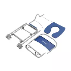Imagem do Cadeira de Banho Dobrável e Desmontável até 150 Kg D45 Dellamed