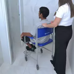 Cadeira de Banho Dobrável e Desmontável até 150 Kg D45 Dellamed na internet