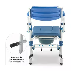 Imagem do Cadeira de Banho em Alumínio até 150 Kg D60 Dellamed