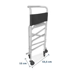 Cadeira de Banho Higiênica Dobrável e Desmontável até 120 Kg D40 Dellamed - Jc hospitalar Produtos Hospitalares e Materiais Hospitalares