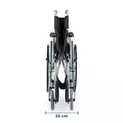 Imagem do Cadeira de Rodas Dobrável em Aço até 100 Kg D100 Dellamed