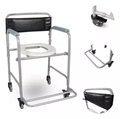 Cadeira De Banho Higienização Modelo D30 Até 100kg Dellamed - Jc hospitalar Produtos Hospitalares e Materiais Hospitalares