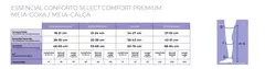 Imagem do Meias de Compressão Meia-Coxa Essencial Conforto Select Comfort Premium Sigvaris