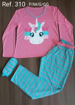 311 - Pijama Infantil Unicórnio