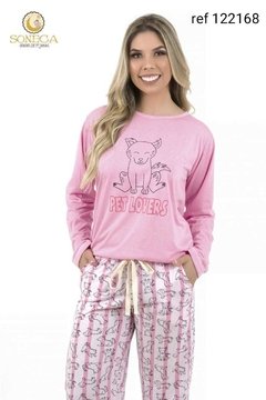 122168 - PIJAMA EM MALHA