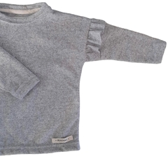 Sweater Liviano LULI Gris Melange