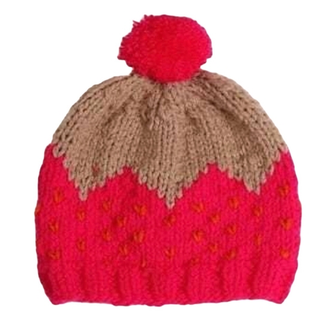 Gorro ARTESANAL MONTAÑA FUCSIA