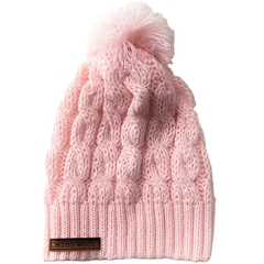Gorro Basic con Pompón ROSA BEBE