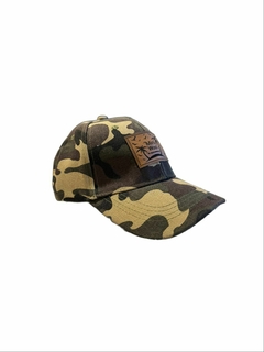 Gorra de Gabardina Camuflada Verde Militar PREMIUM