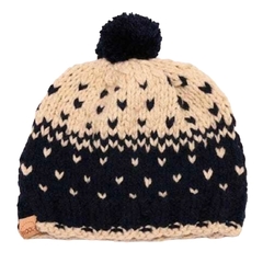 Gorro ARTESANAL NIEVE AZUL MARINO