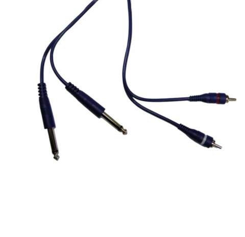 Cable 2 plug 6,5 a 2 rca