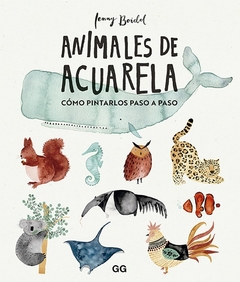 Animales de acuarela Cómo dibujarlos paso a paso