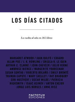 Los días citados La vuelta al año en 365 libros  s