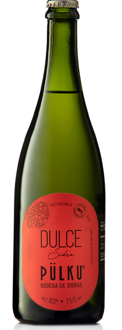 SIDRA PULKU MANZANA DULCE x 750ml - comprar online