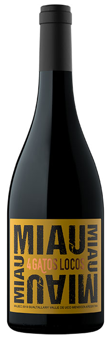 MIAU MALBEC 4 GATOS LOCOS
