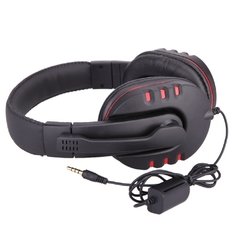 Headset com fio e microfone para PS4/PS3/Wii/XBOX360/PC/ Communicador via Chat na internet