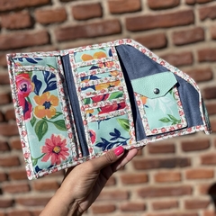 BILLETERA AQUA FLOWER - comprar online