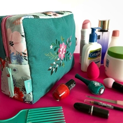 - - VERDE PINO - - NECESER XL + SOBRE PEQUE - tienda online