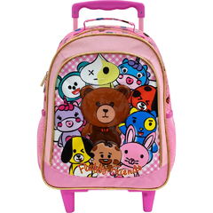Mochila com Rodinhas 14 Fluffly Friends R2 - 9731