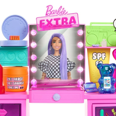 Boneca Barbie Extra Penteadeira Fashion c/ Luz Mattel GYJ70 SKU 16915 na internet